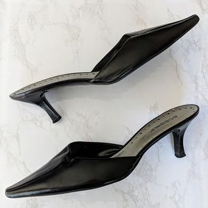BCBGirls Black Kitten Heels